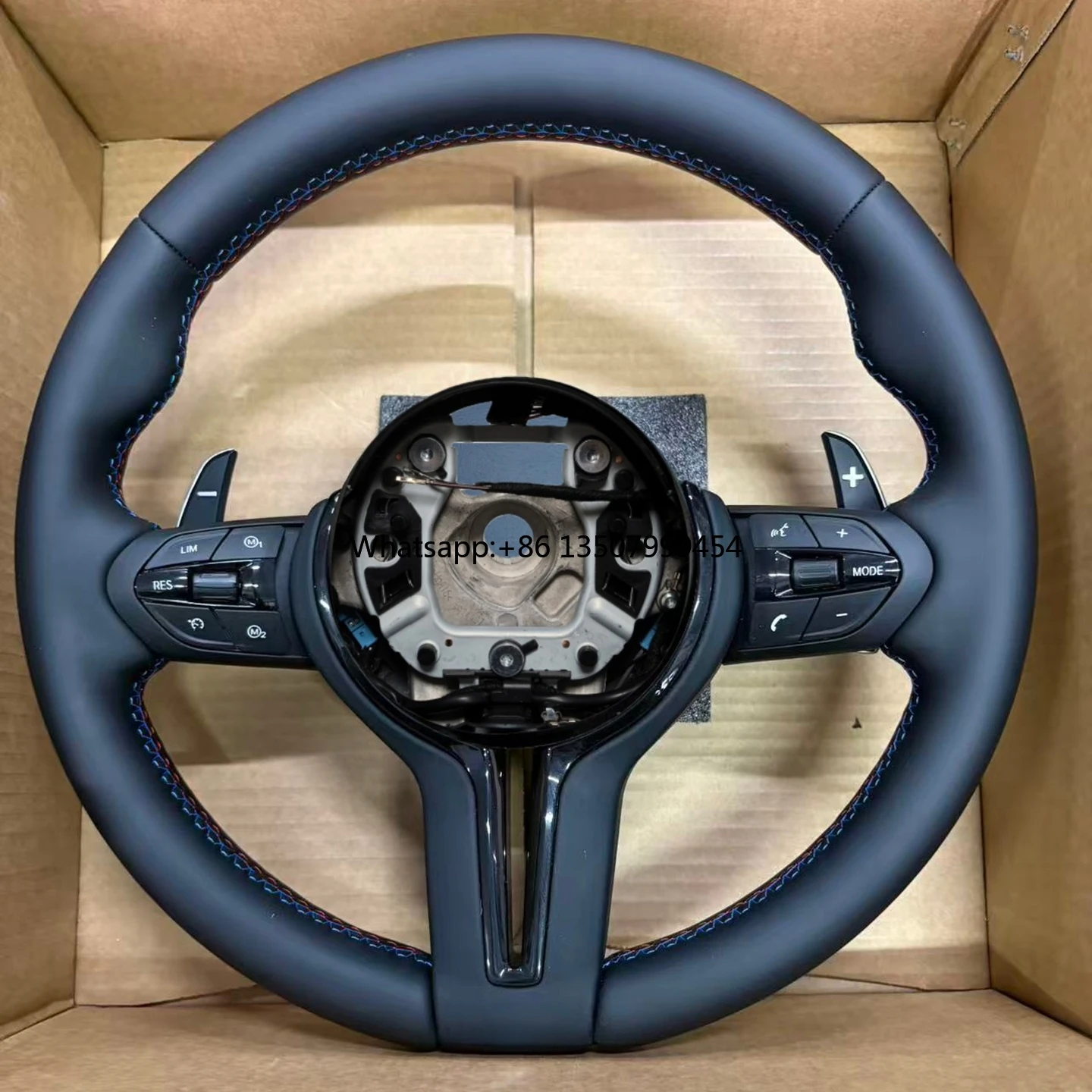 M Sports Leather Steering Wheel for BMW F20 F21 F40 F52 F22 F23 F44 F45 F46 F30 F31 F34 F35 F32 F33 F36 F10 3 4 5 6 7 Series