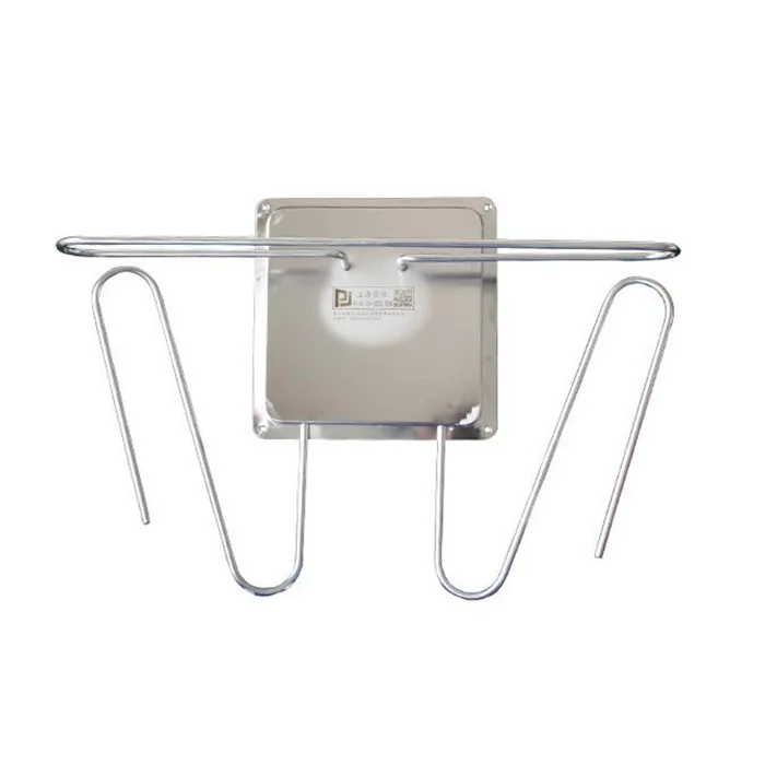 PJQ-06  veterinary equipment wall mounted 304 stainless steel Lead Apron Hanger  for veterinary hospital