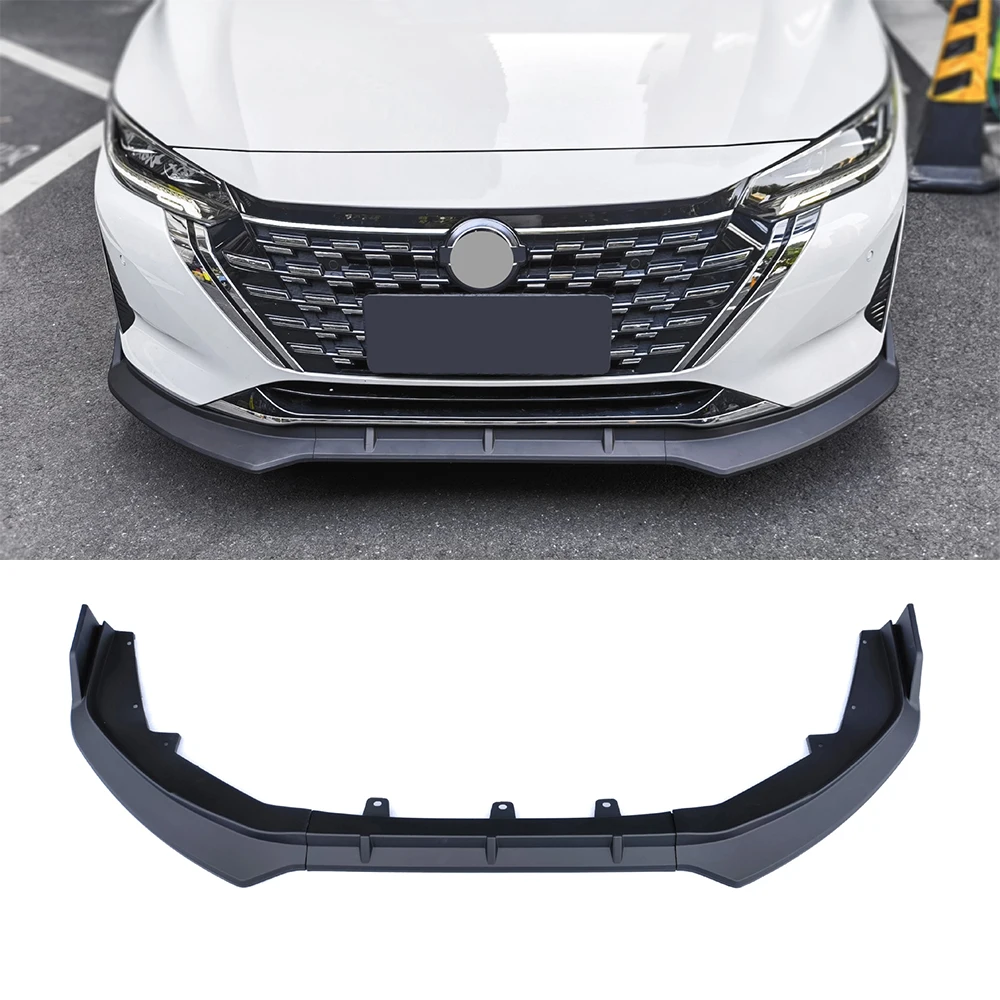 Amortecedor dianteiro Lip Chin Splitter Spoiler, Difusor Bodykit, Upgrade Exterior, Tuning Peças, Nissan Sentra Sylphy 2023 +