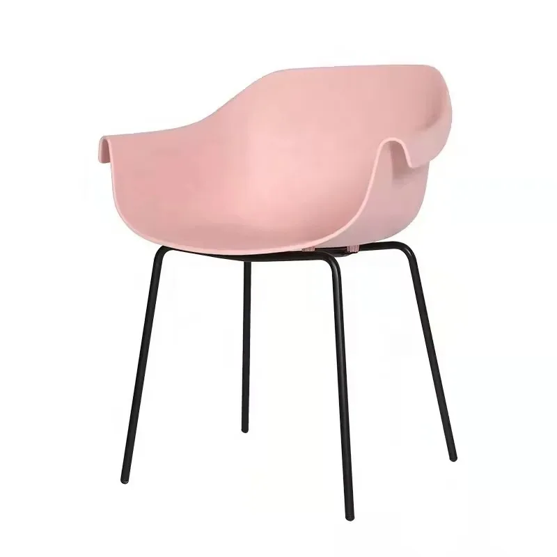 Hot Selling New Design Modern Luxury Dining Room Furniture PP Ploy Shell Steel Frame Hotel Room Chair