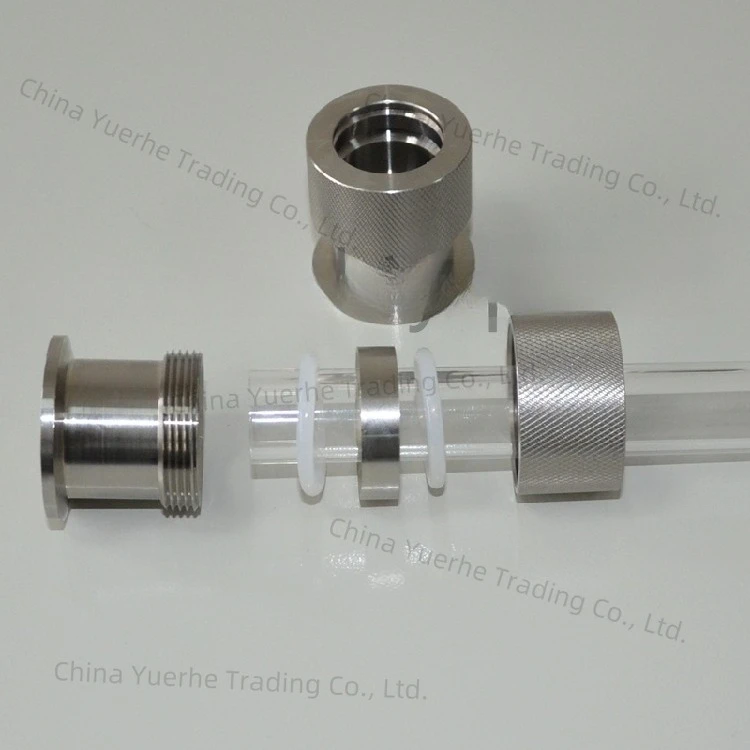 

Соединение кварцевой трубы из нержавеющей стали KF16 KF25 Фланцевое соединение Соединение кварцевой трубы