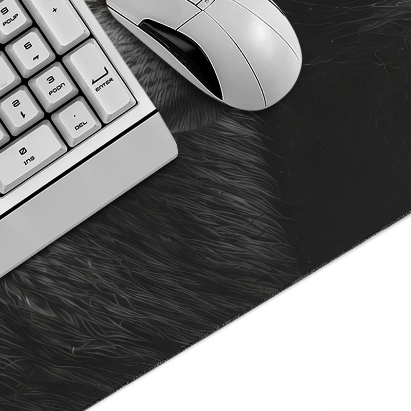 Mouse Pad Black Wolf Gaming XL Home Computer HD Mousepad XXL Mechanical Keyboard Pad Carpet Non-Slip Gaming laptop Mouse Mats