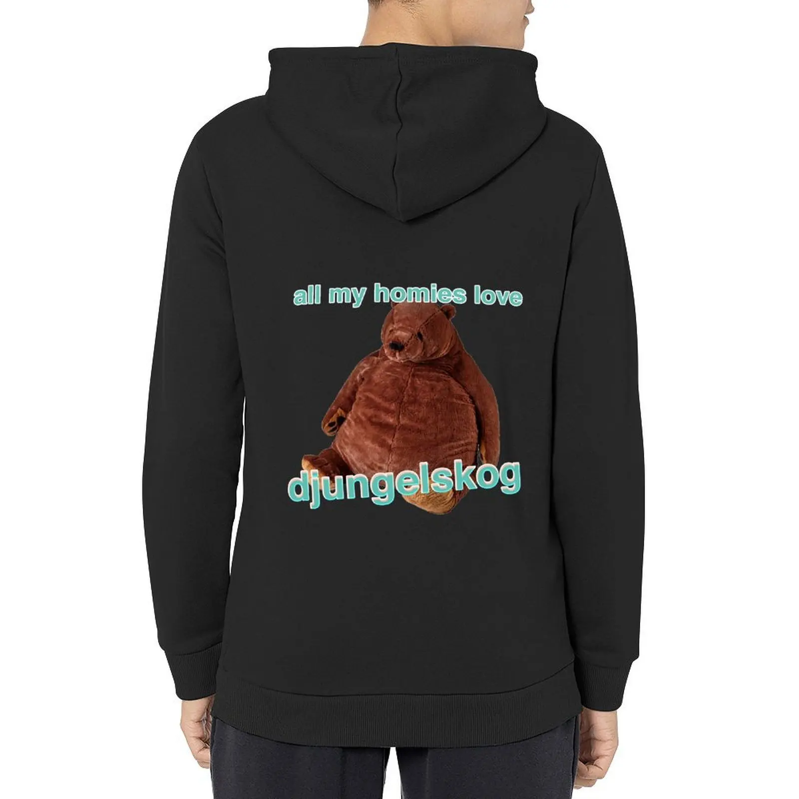 

ALL MY HOMIES LOVE DJUNGELSKOG Hoodie mens clothes men's coat winter clothes male clothes autumn hoodie