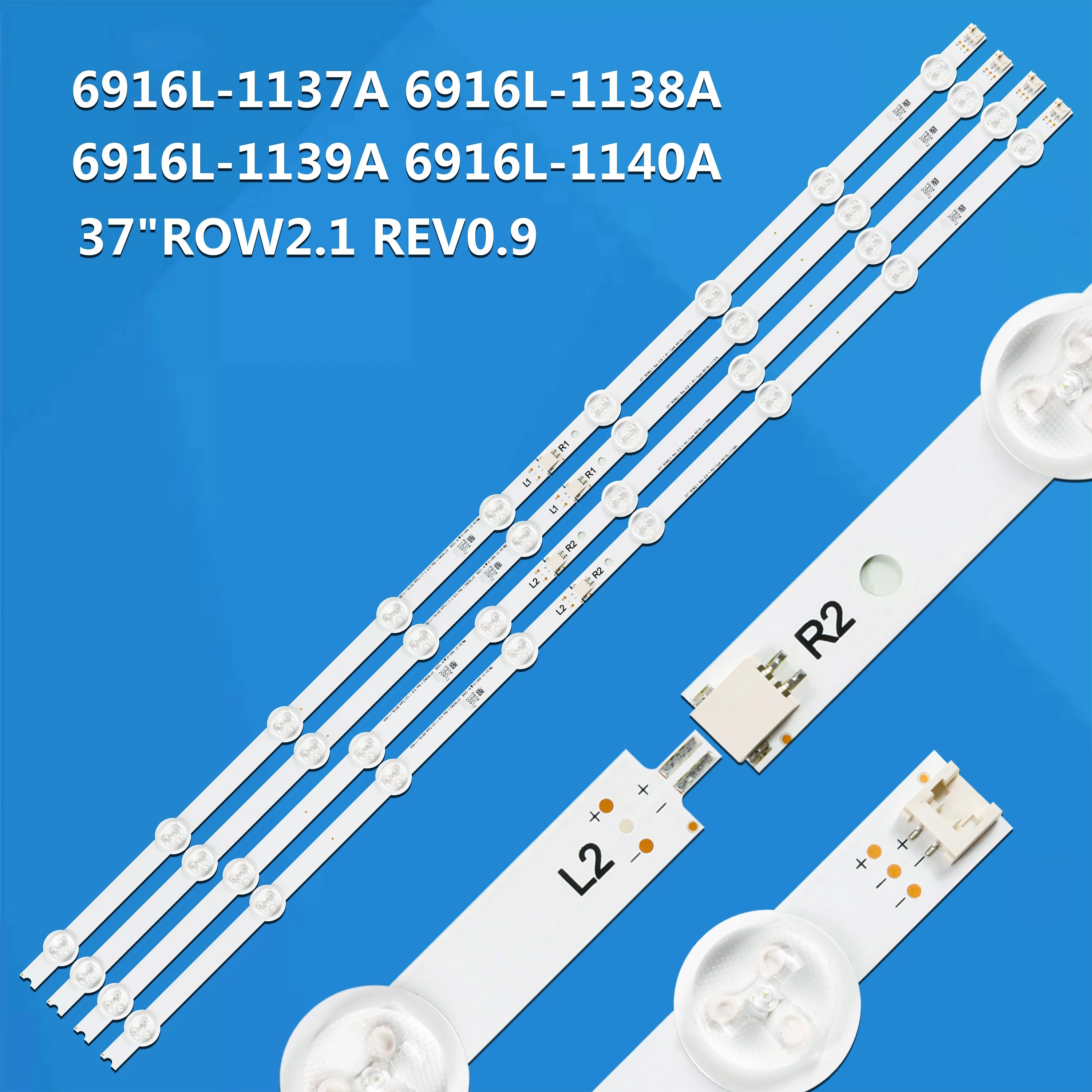 

8 шт. светодиодная лента для подсветки 37LN5403 37LN540B 37LN541U 37LA613V 37LA615V LATWT370R 6916L-1138A 1137A 1139A 1140A