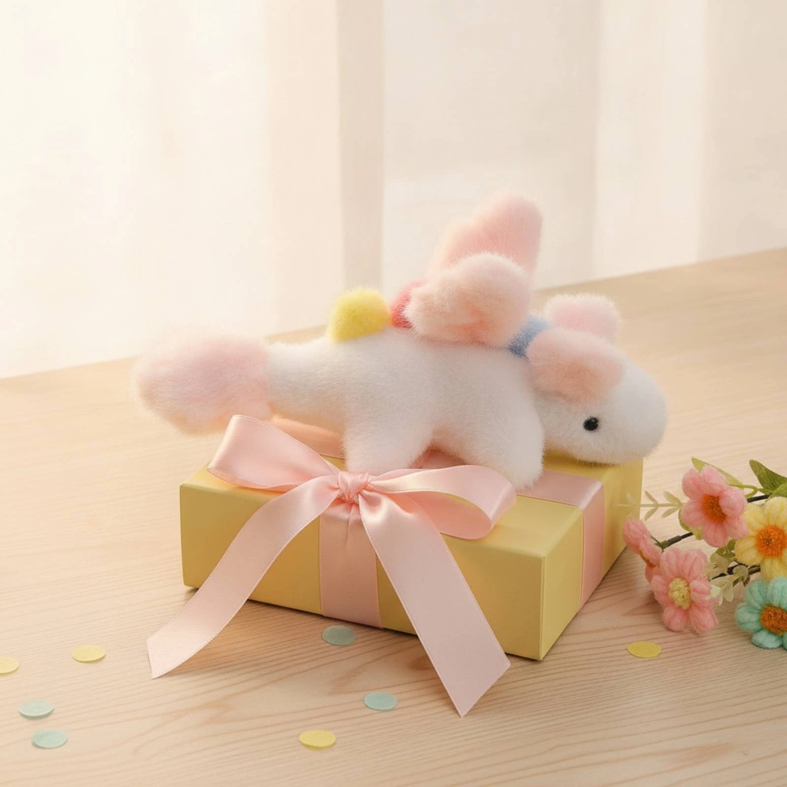 Dragon Stuffed Toy Super Soft Dragon Stuffed Toy Cuddly Fuzzy for Children, Bedroom, Desk