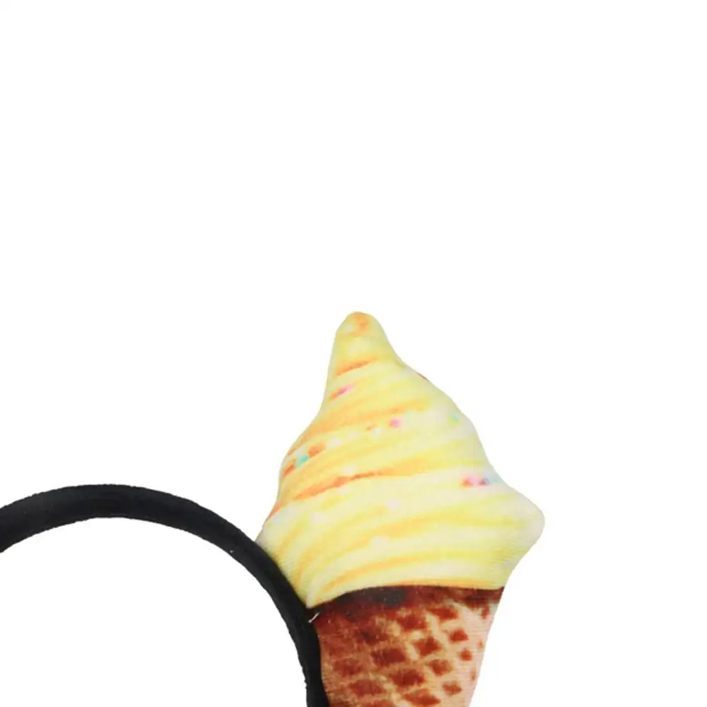 面白いイチゴ模擬食品ヘアフープ骨野菜ホットドッグヘッドバンドチキンウィングパン子供