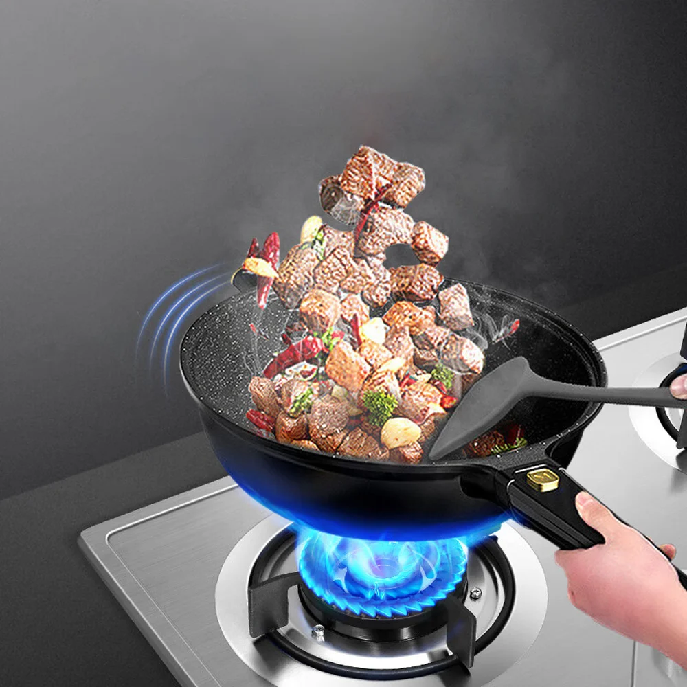 4.8KW 스테인리스 스틸 가스레인지 주방용 화염 차단 기능 가스 쿡탑 빌트인 가스 오븐