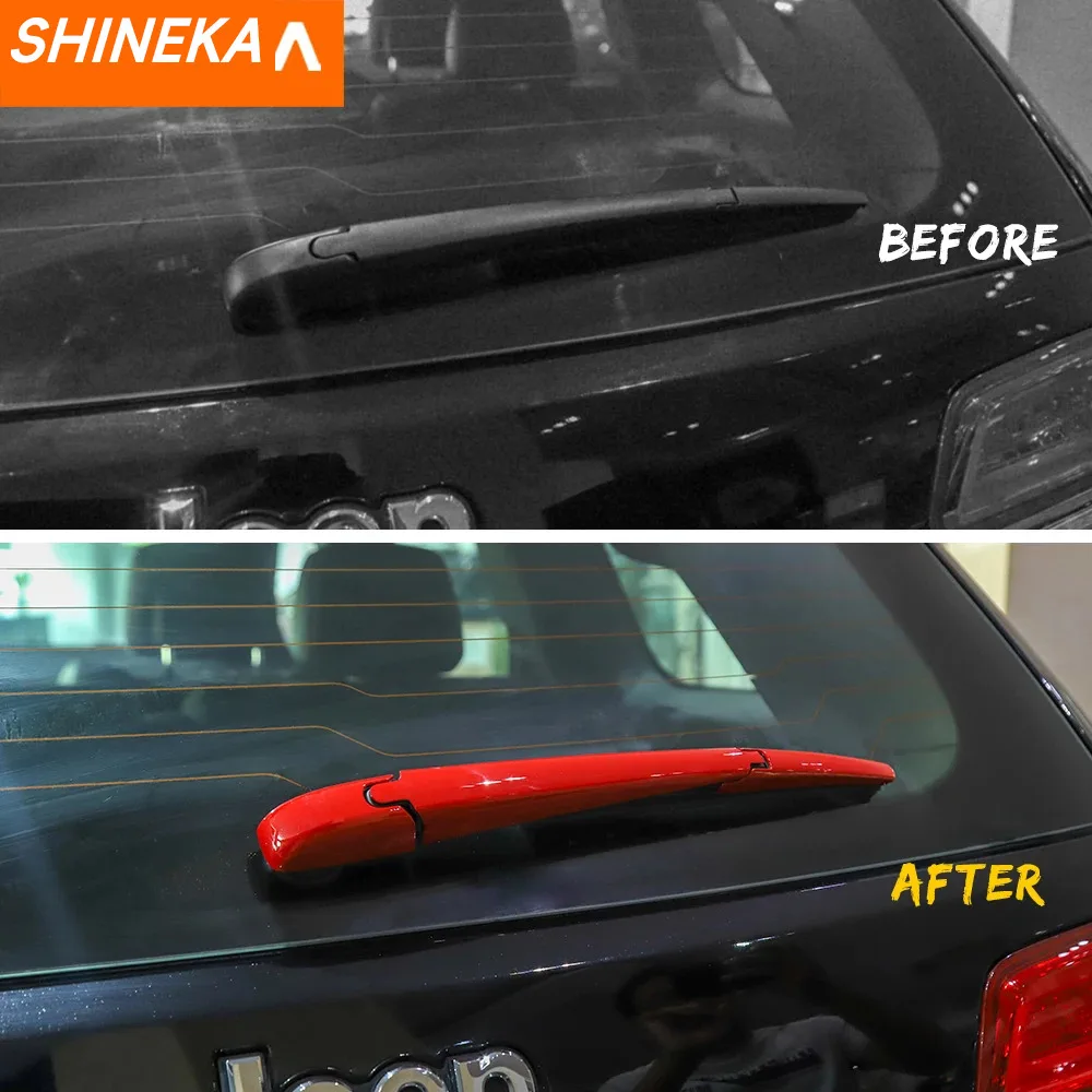 SHINEKA Car Sticker for Jeep Grand Cherokee 2011-2020 Rear Window Door Wiper ABS Chrome Cover Car Styling