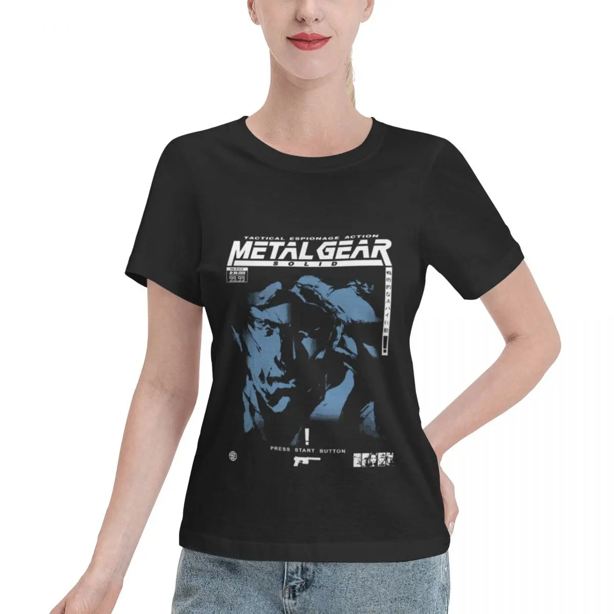 Wardrobe Essential METAL GEAR SOLID Solid Snake Metal Gear Women's T-shirt Aesthetic Outfit Streetwear Tee