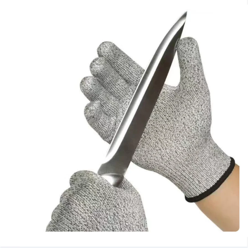 Suitable for gray labor protection wear-resistant anti sea bayonet cutting gloves thick scratch resistant construction kitchens