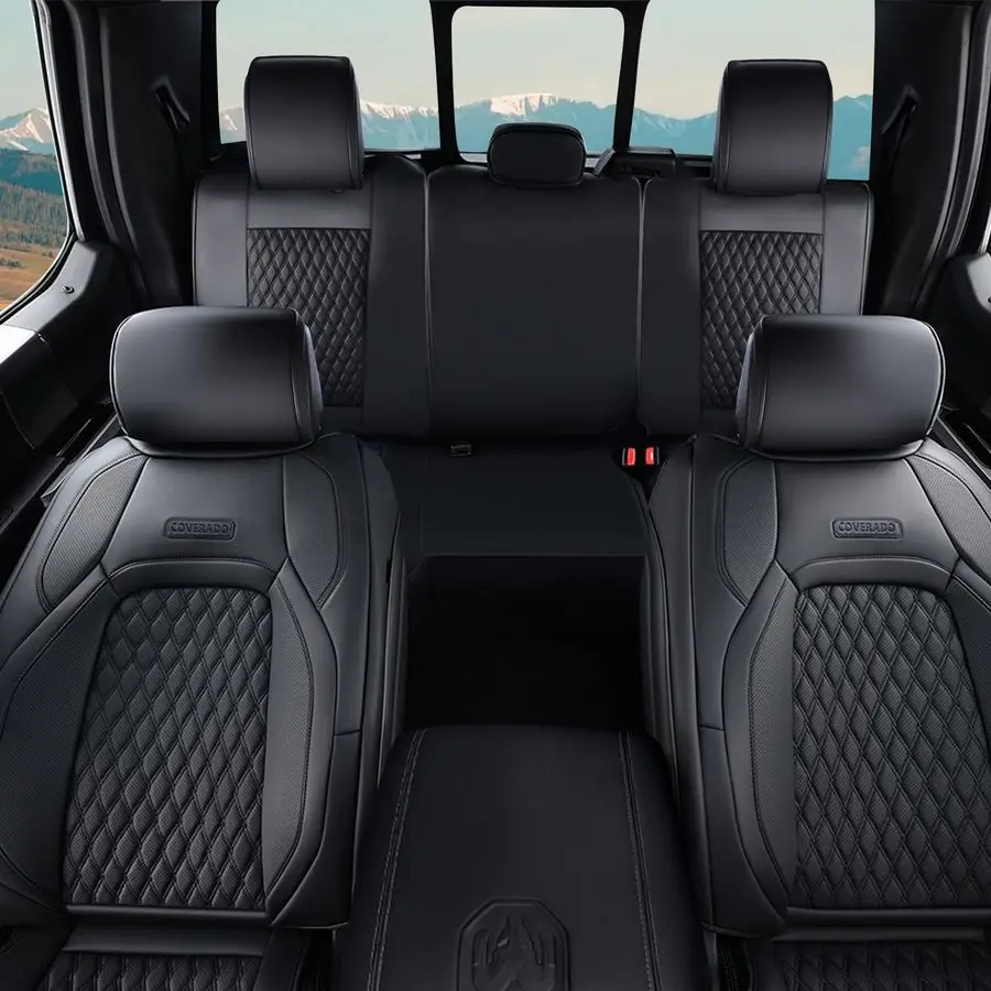 

Leather Car Seat Covers Full Set, Dodge Waterproof Seat Covers for Car Fit for 20092018 Dodge RAM 1500, 20102024 2500 3500 Autom