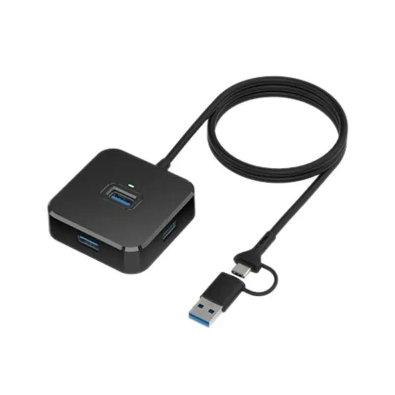 Multi-Function 4-In-1 USB Splitter HUB USB 3.0 Hub For Laptop One Drag Four Port Expansion U Disk Interface Extension Dock