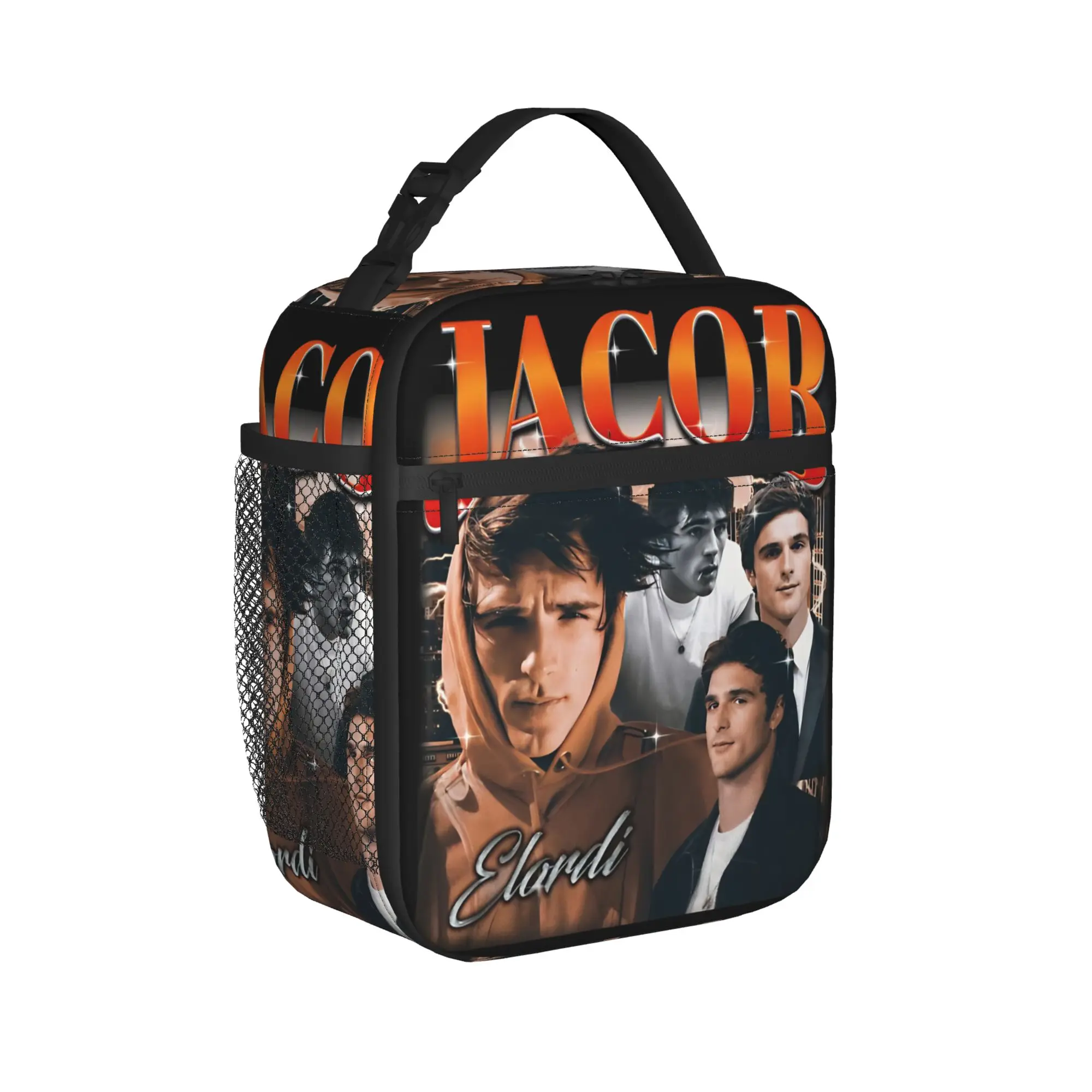 Nate Jacobs Jacob Elordi Insulated Lunch Bags for Men Women  Food Bag Portable Cooler Thermal Bento Box For Picnic
