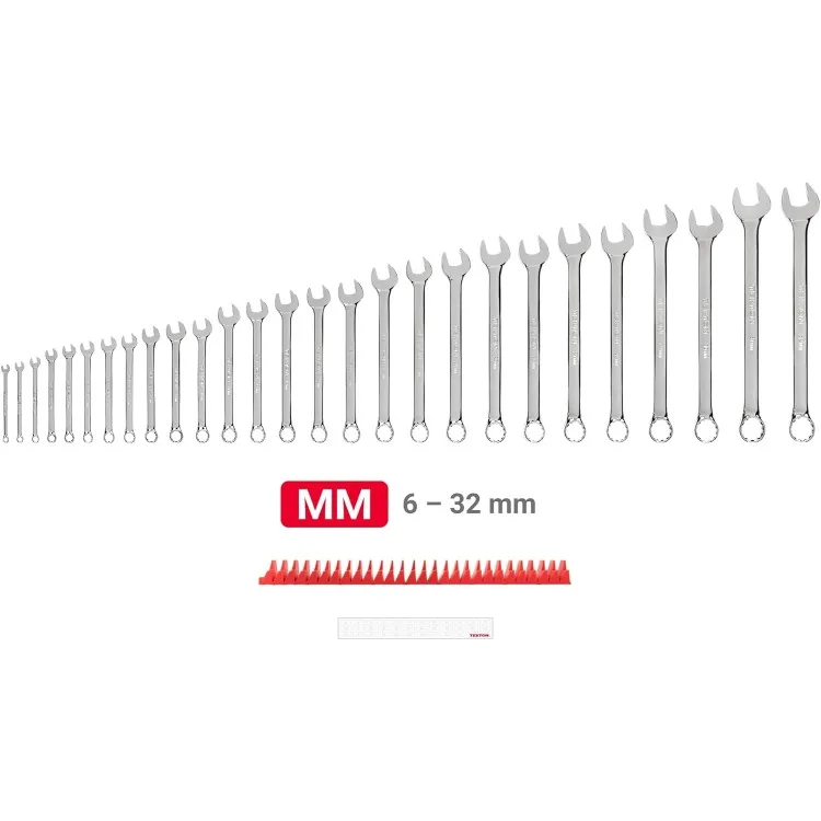 Combination Wrench Set with Modular Wrench Organizer, 27-Piece (6-32 mm) | WCB95203