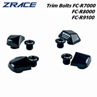 ZRACE CNC cubiertas de pernos de plato 7075AL tuercas de tornillos de rueda dentada para FC-R7000 FC-R8000 RC-R9100 / 105 perno de manivela Ultegra DURA-ACE