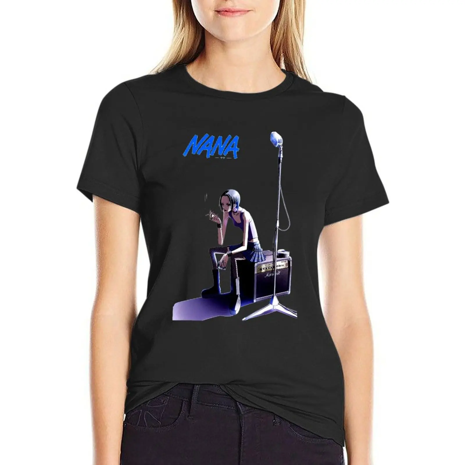 Nana anime T-Shirt oversized cute tops summer top female t-shirt dress for Women sexy