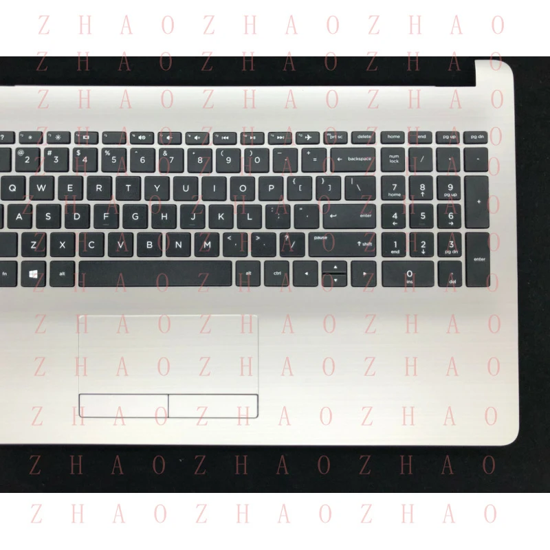 L+ New For HP 15-BS 15-CD 250 255 256 G6 Upper Case Palmrest Cover Keyboard Silver