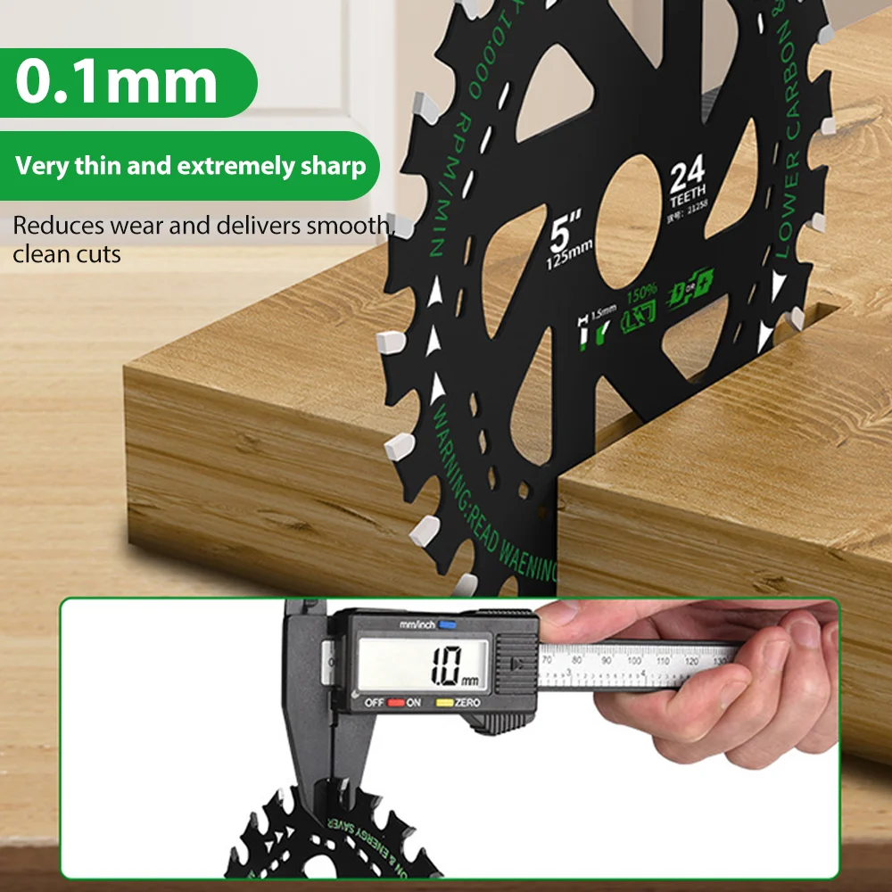 

110 мм/125 мм/140 мм/150 мм дисковая пила, деревообрабатывающий альтернативный зуб, 4/5/6 дюймов, режущий станок, пильное полотно, энергосберегающий тип