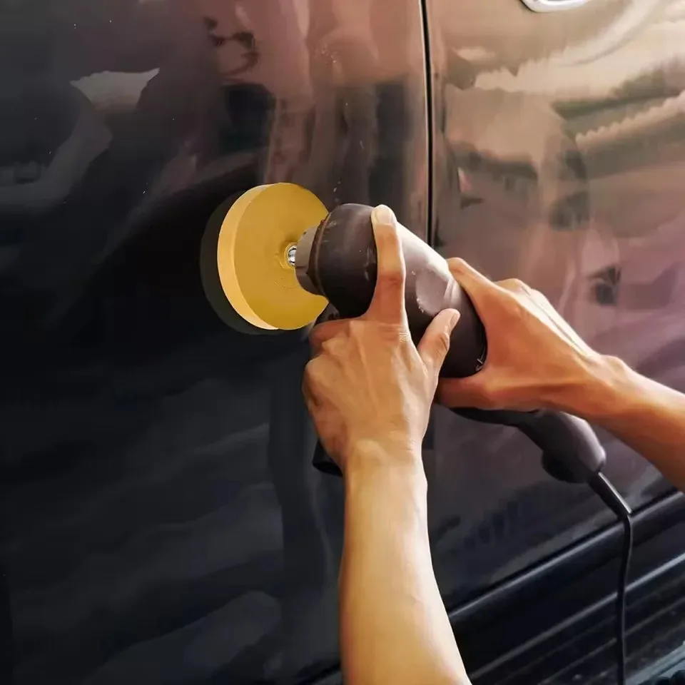 90mm Rubber Eraser Wheel Adhesive Remover For Drill Car Vinyl Decal Sticker Tape Residue Cleaner Removal Tool Accessory