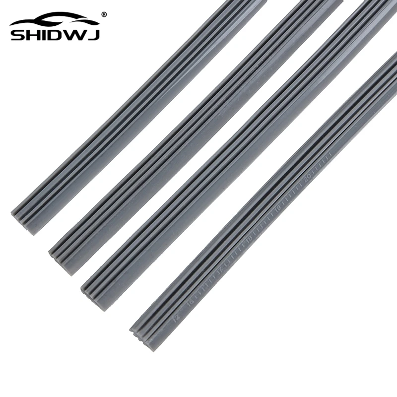1Pc Silicone Strip 6 Mm 28 Inch Car Window Wiper Blade Strip Boneless Wiper Car Front Window Windshield Wiper Blades Insert