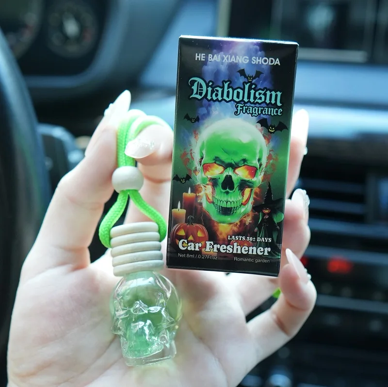 1pc 8ml auto-ophanging luchtverfrisser, schattige auto-luchtverspreider, huisgeur, auto-luchtverfrisser geschikt voor kasten, binnen en