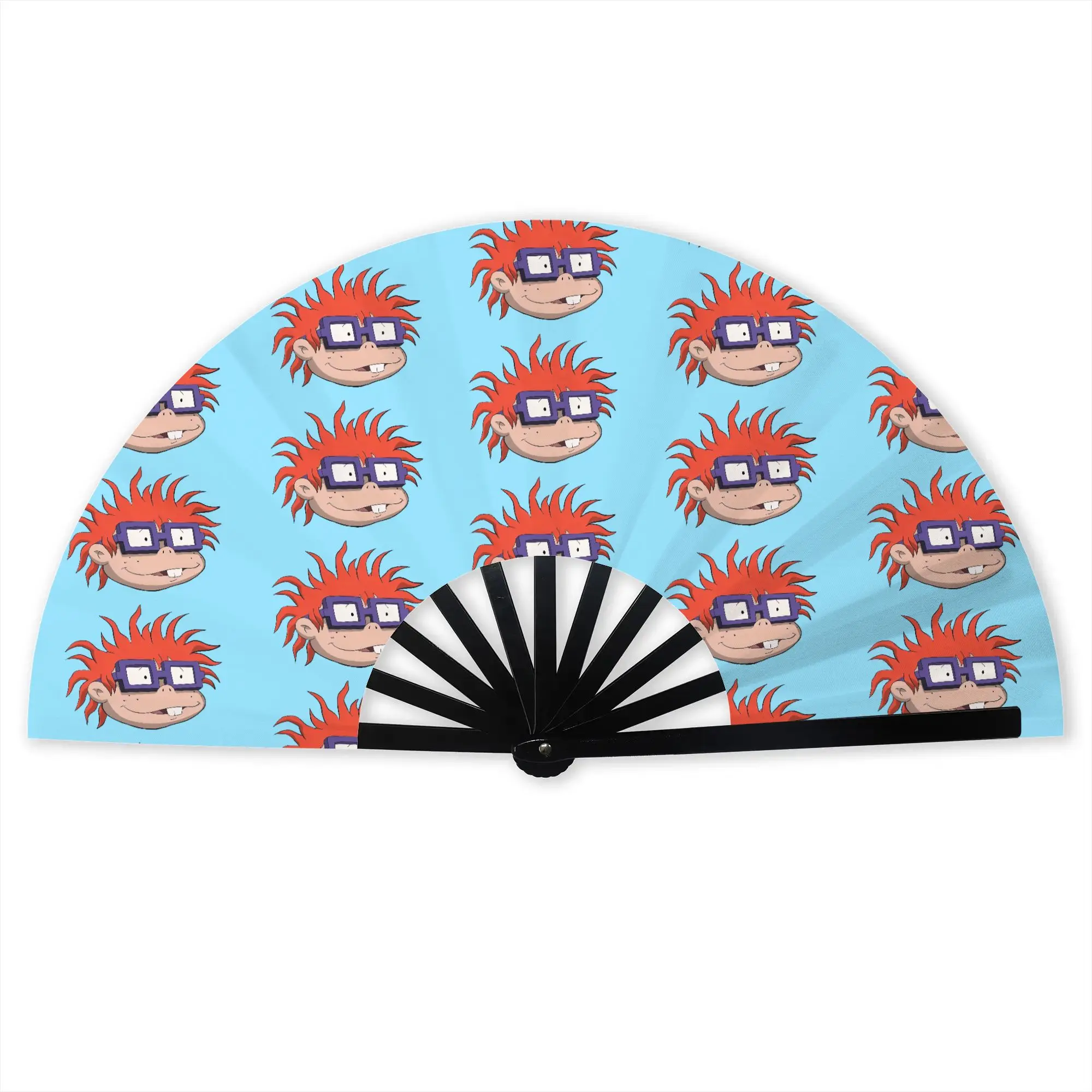 R-Rugrats Cartoon Hand Fan Promotional Gift Wedding  Durable Folding Fans Unique Bulk Pack Fan
