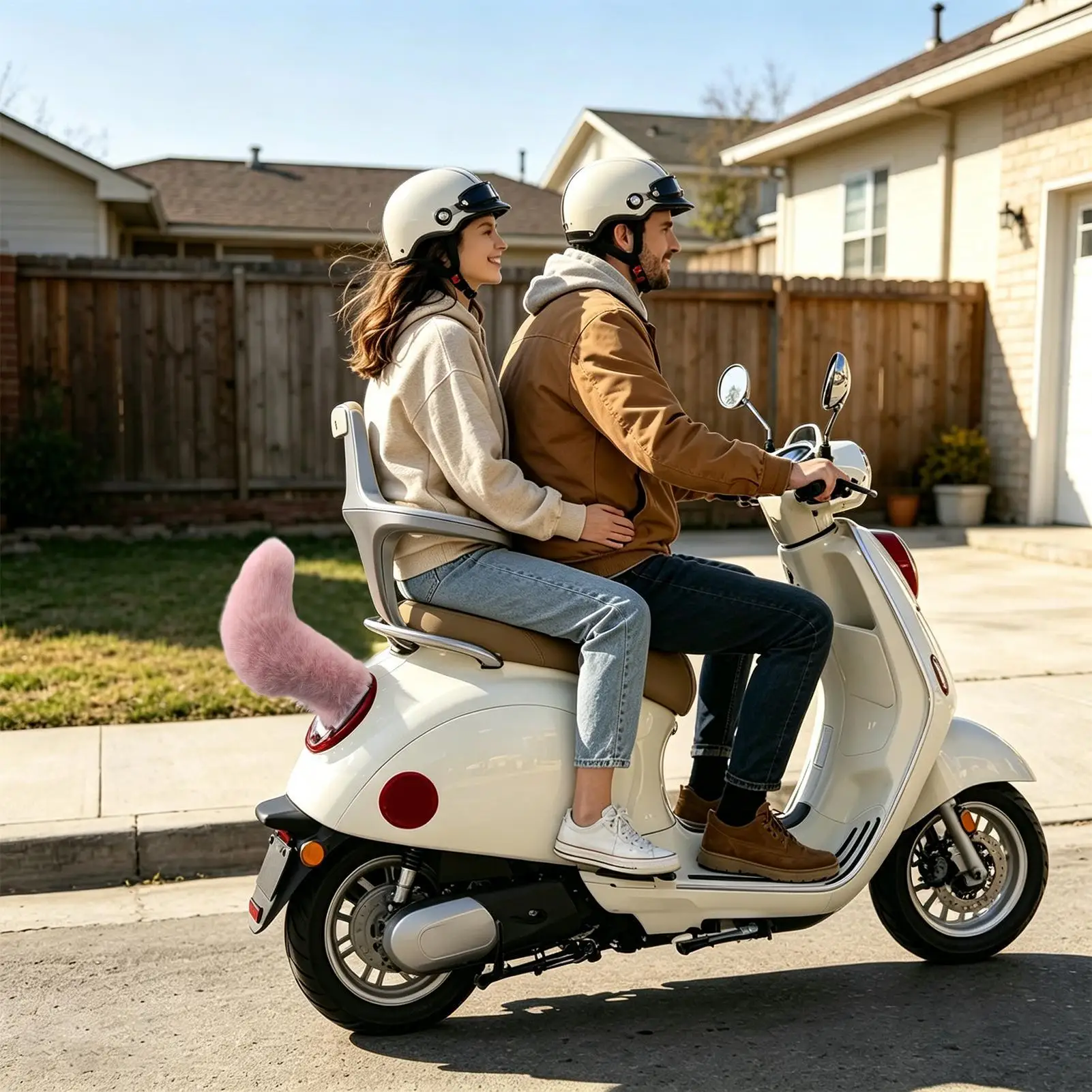 Plush Toys Remote Control Funny Costume Accessories Plush Motorcycle Tail Box Decor For Truck SUV Sedan Pickup Vehicle
