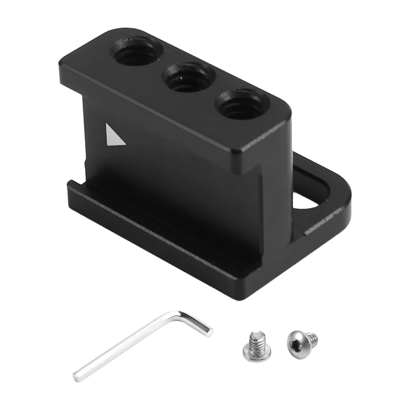 Best-Cold Shoe Mount Adapter 90° Degree Angle For DSLR Camera Cold Shoe Base