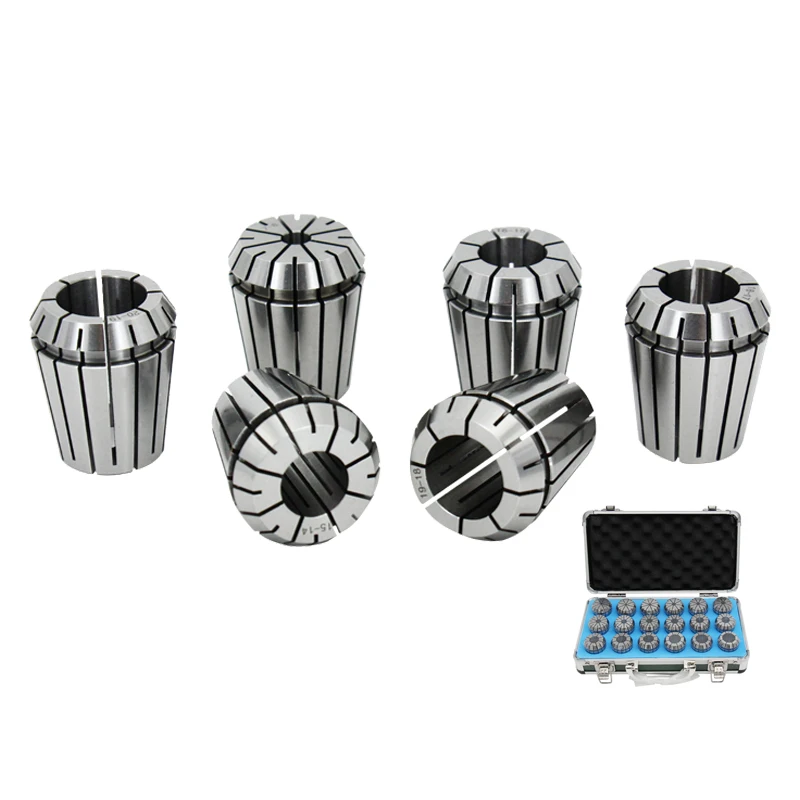 Spring chuck DIN6499B milling machine ER32 chuck sleeve er32-18pcs 65Mn steel high precicipon 0.008 mm