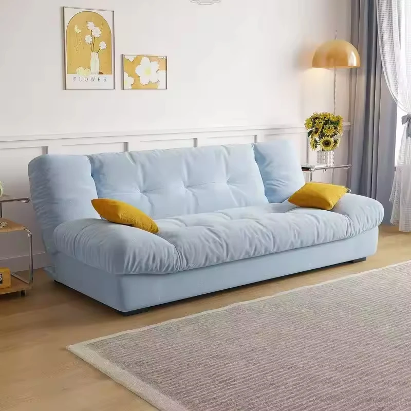 #Modern 3-Seater Convertible Fabric Sofa Bed for Bedroom or Hotel Low-Priced Folding Living Room Furniture view 6