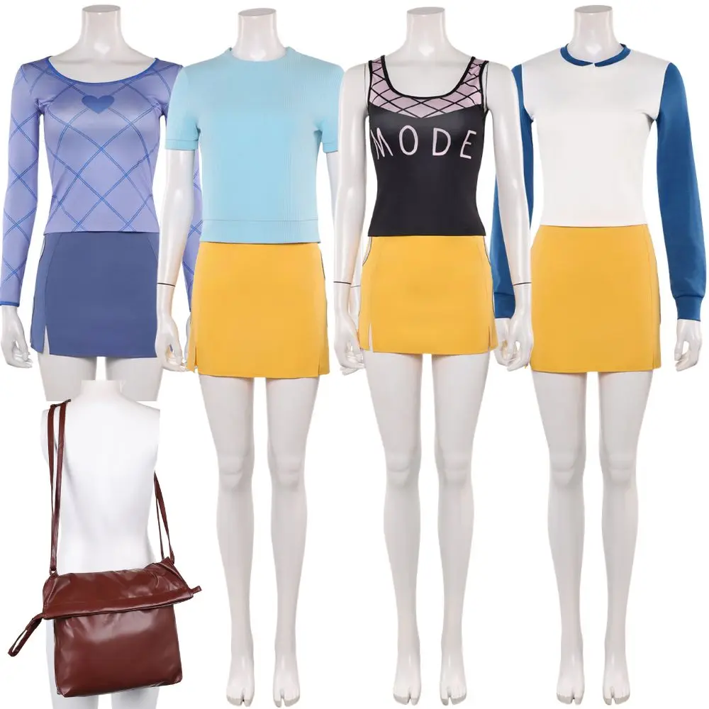 Anime Nami Cosplay Fantasia Costume for Adult Women Top Skirt Roleplay Outfits Set Halloween Carnival Party Disguise Suit