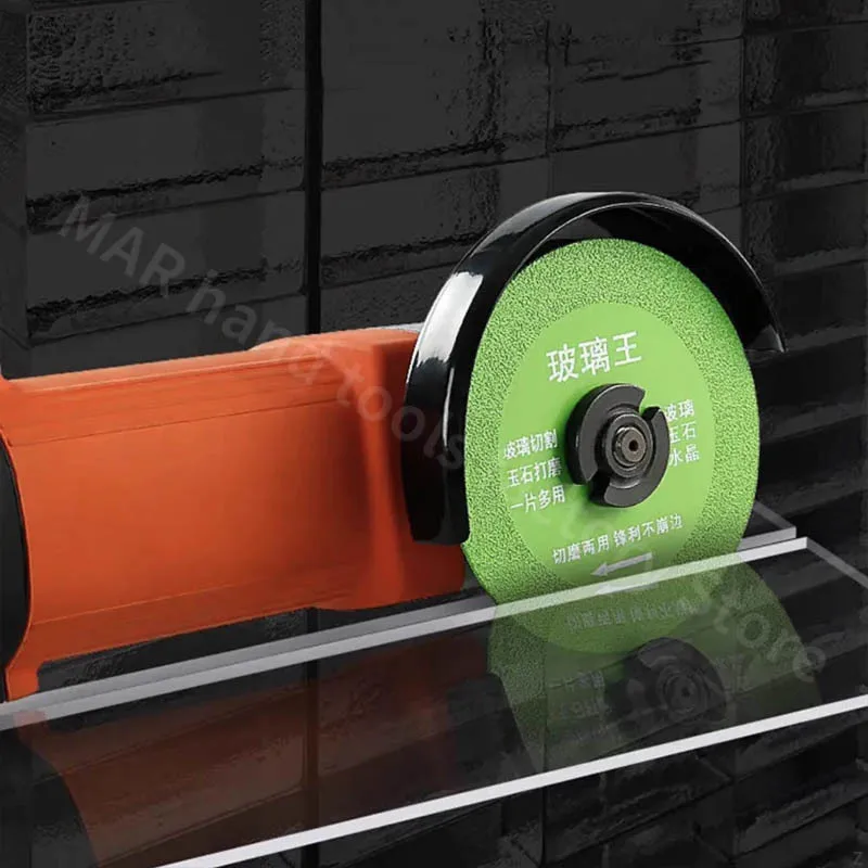 Glass Cutting Special Saw Disc100mm Ultra-thin Saw Blade Jade Crystal Wine Bottles Grinding Chamfering Efficient Cutting Blade