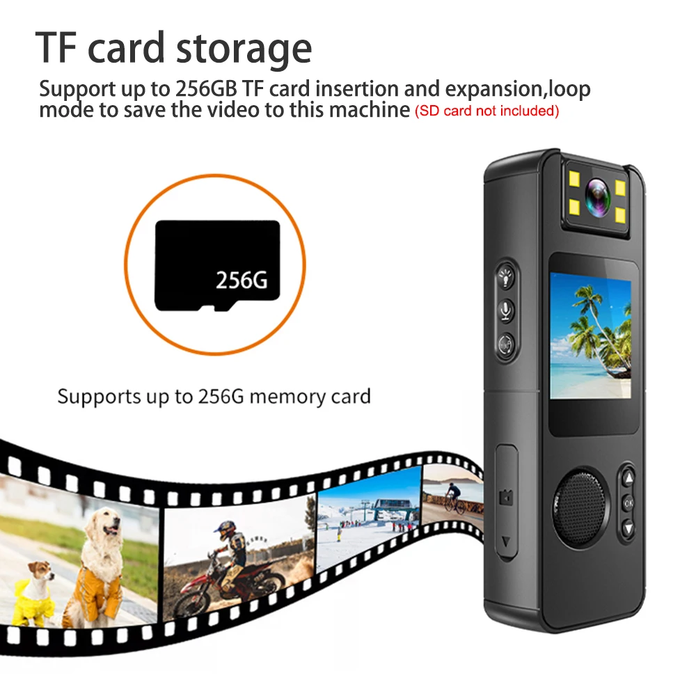 2024 Ultra HD 4K Wifi Hotspot Mini cámara grabadora de vídeo Digital portátil cámara corporal visión nocturna DVR videocámara WiFi portátil