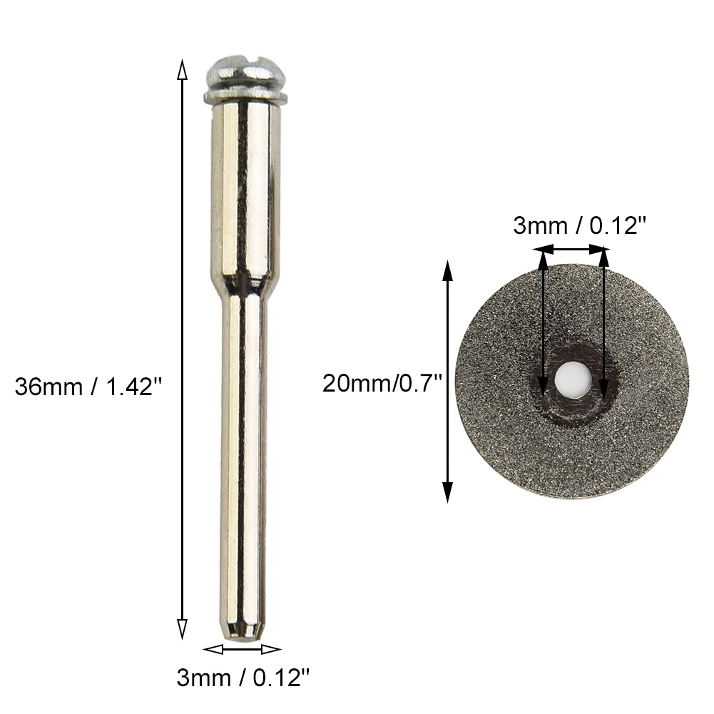 Cutting Disc Grinding Wheel 12pcs Connecting Rod Cutting Discs Cutting Off Disc Diamond Grinding Wheel DIY Tools
