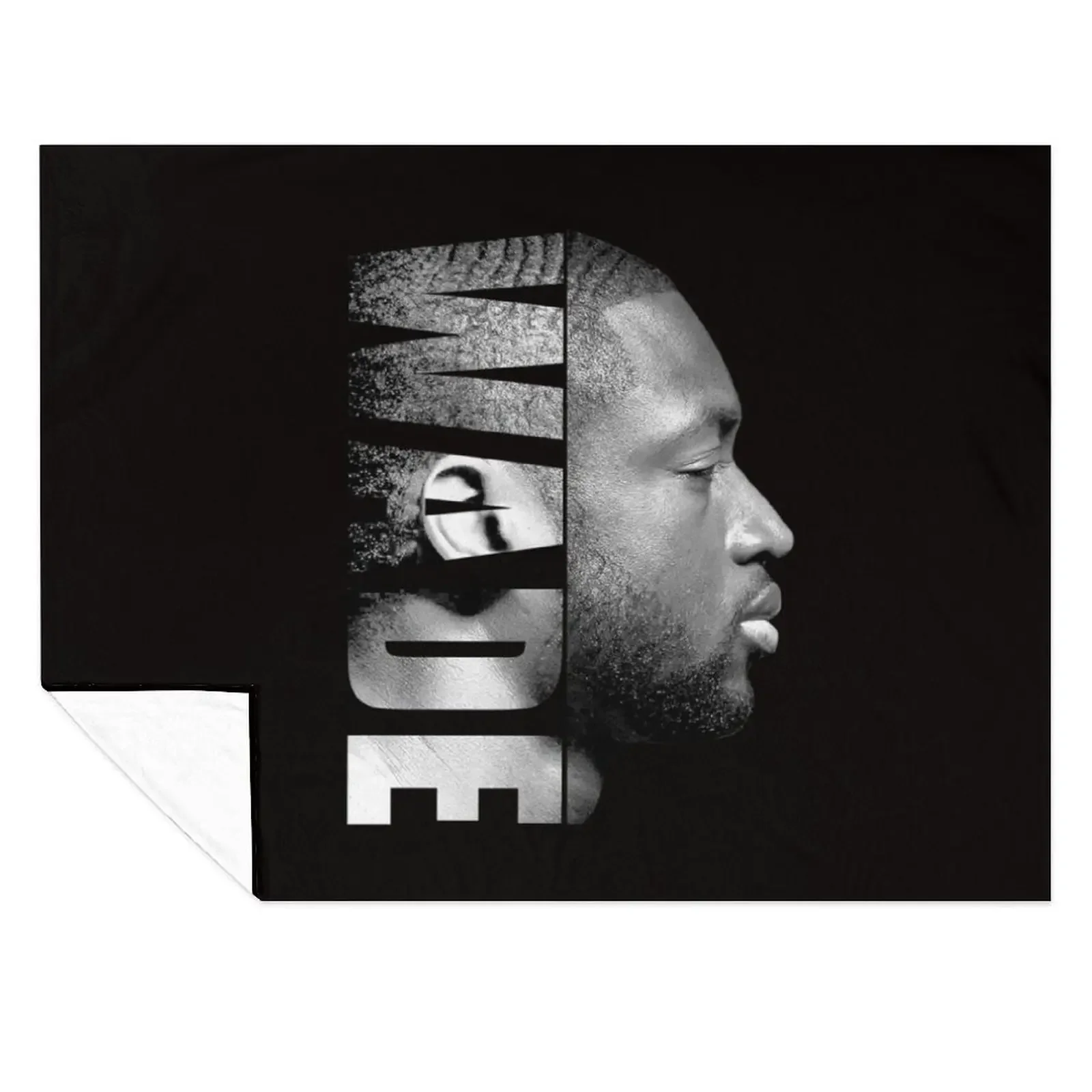 

Dwyane Wade - Black / White Throw Blanket Heavy Luxury Travel Hairy Blankets