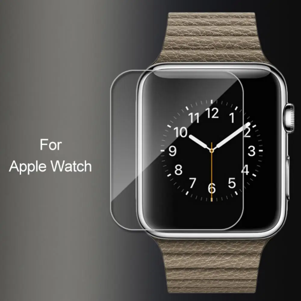กระจกนิรภัยสำหรับ Apple ป้องกันฟิล์ม2Pcs Anti-Scratch Watch 38/40/42/44มม.