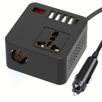 150W Car Power Inverter with USB & Type-C Port DC 12V 24V To AC 110V 220V Car Inverter Car Power Converter for Laptop Computer
