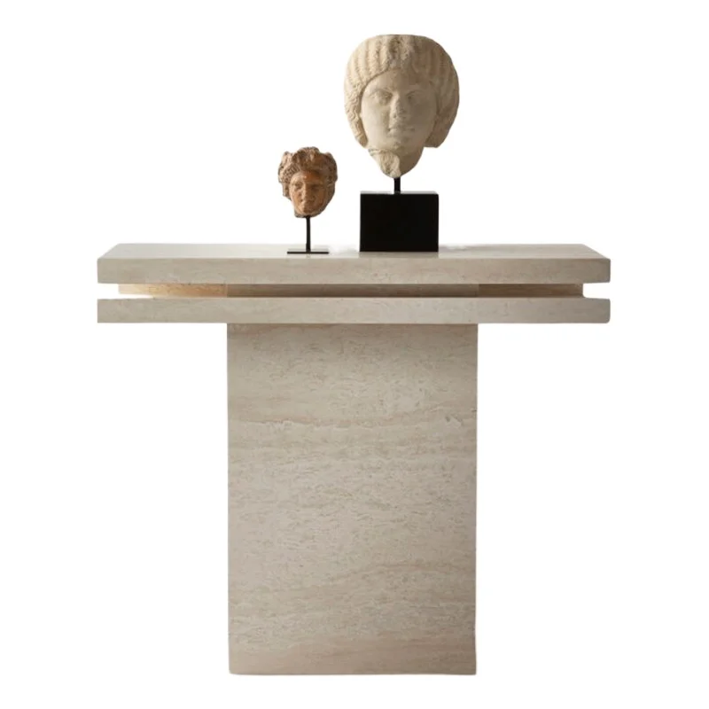 

Nordic marble entrance table light luxury modern simple entrance corridor entrance platform