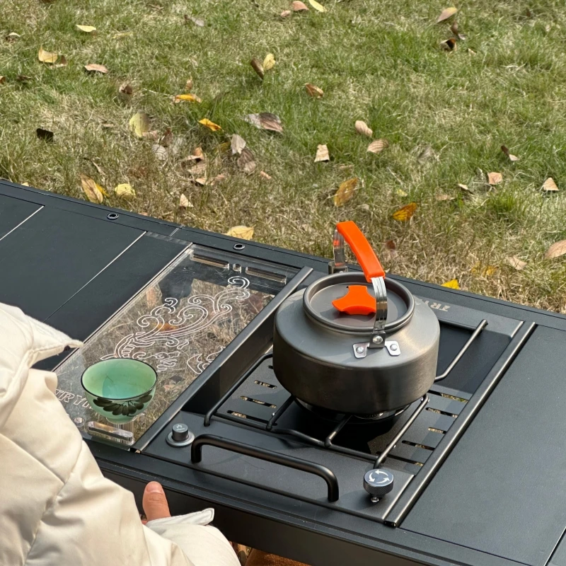 Camping Gas Stove Igt 1 Unit Stove 8000W High Power IGT Gas Burner Folding Brazier Grill Stainless Steel Burner Stove Kitchen