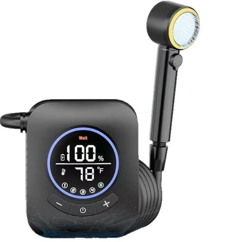 

5th gear 8000mAh outdoor shower, outdoor mobile shower, camping travel portable shower