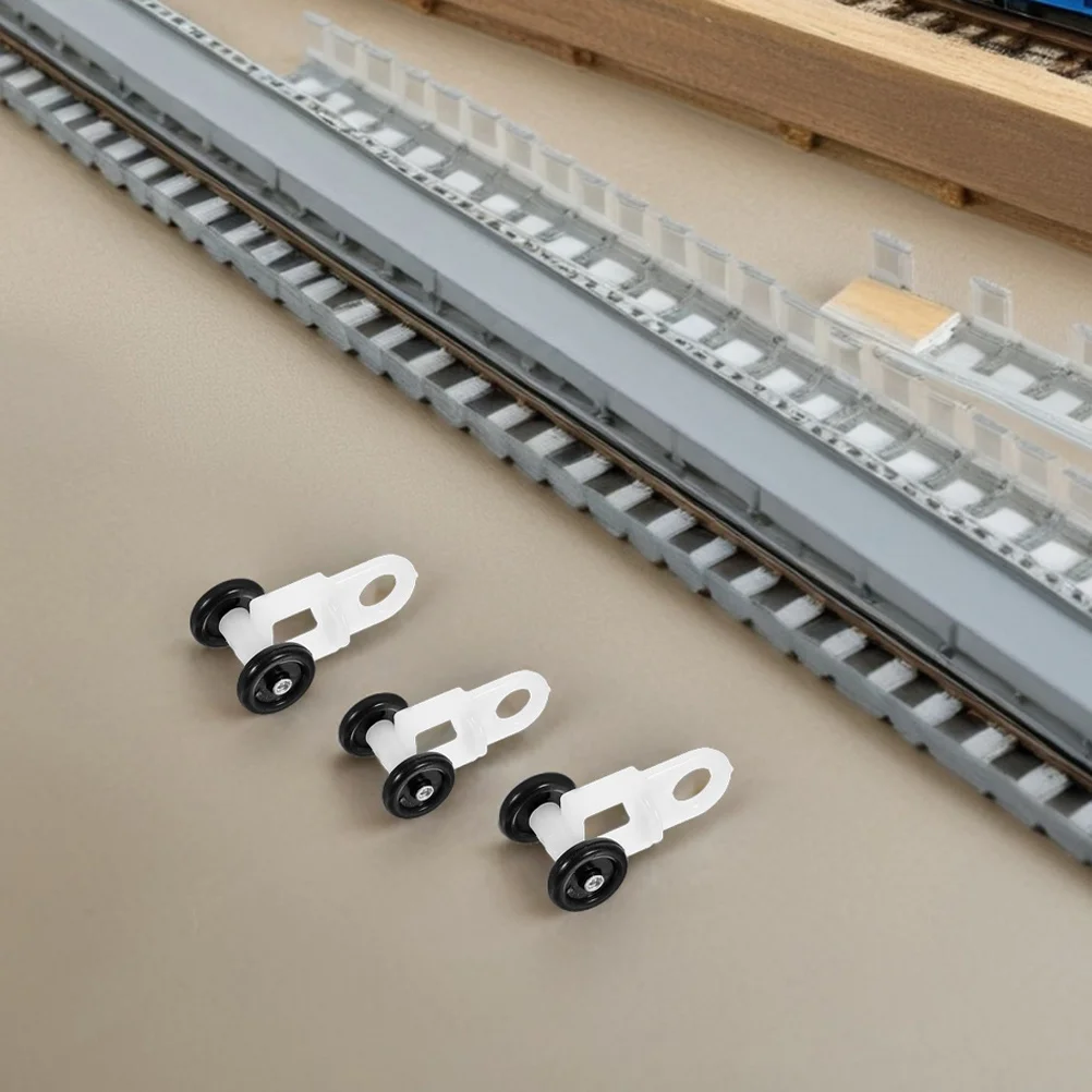 50Pcs Plastic Curtain Track Rollers Gliders Nano Bead Technology Quiet Smooth Sliding Rail Carriers for Curtains Drapes Rooms