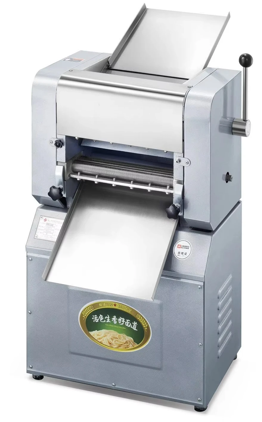 Electric Rice Noodle Machine Rollers Commercial Grade Stainless Steel Fresh Noodle Maker Adjustable Thickness