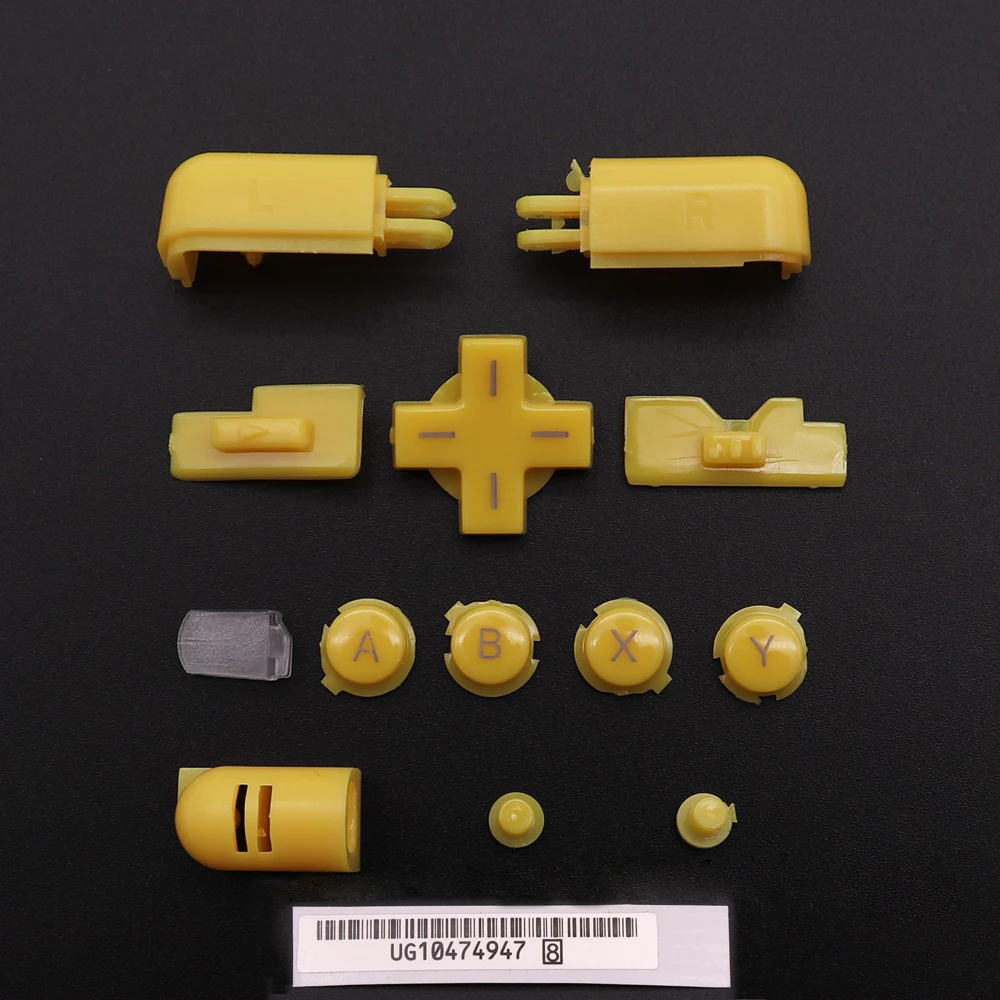 Full Buttons Set A B X Y abxy L R D-Pad Cross Button For Nintend DS Lite for NDSL Buttons & Conductive Rubber