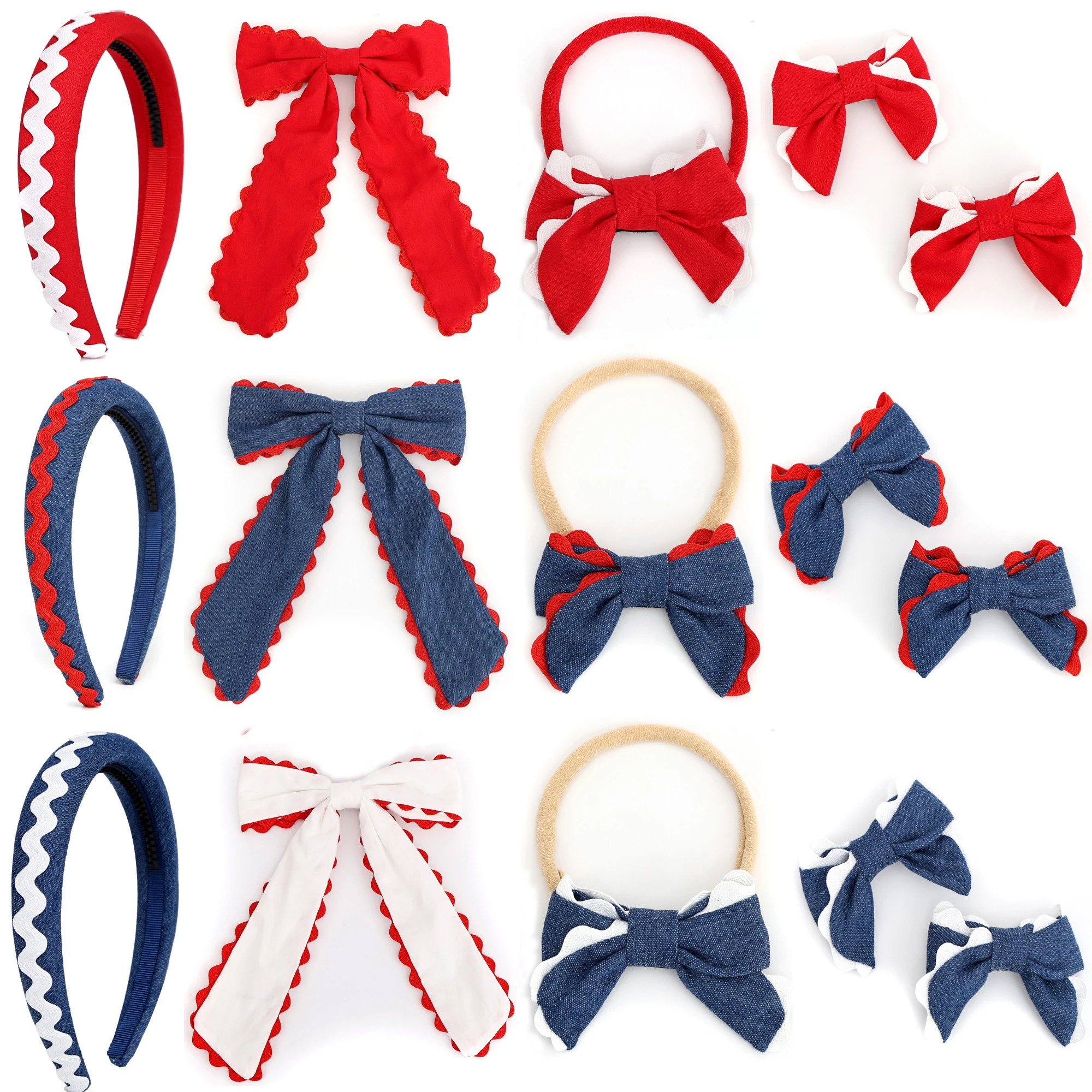 

kntted Hairband with flower Bow for Children Fashion lace Baby Clip Fresh Hairband Headband Stylish Universal hair accessories