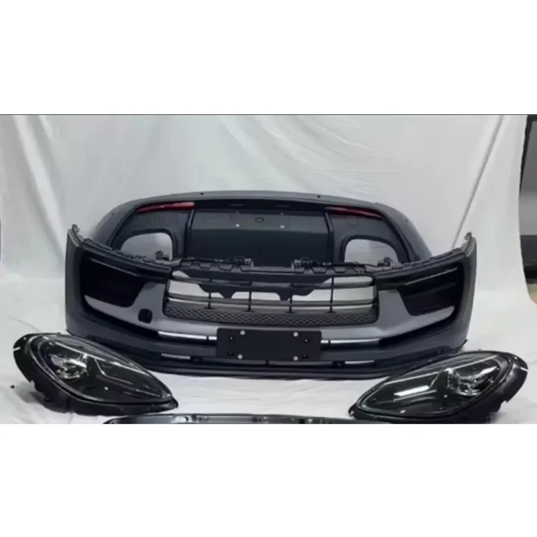 

Car surround front rear bumper headlight assembly body kit for 14-17 Porsche Macan