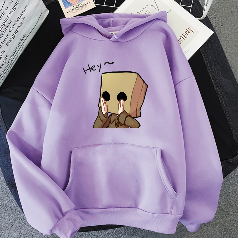 Mono Printing Sweatshirt Little Nightmares Graphic Hoodie Cute Male/female Anime Clothes Autumn Fleece Pullover Long Sleeve Tops