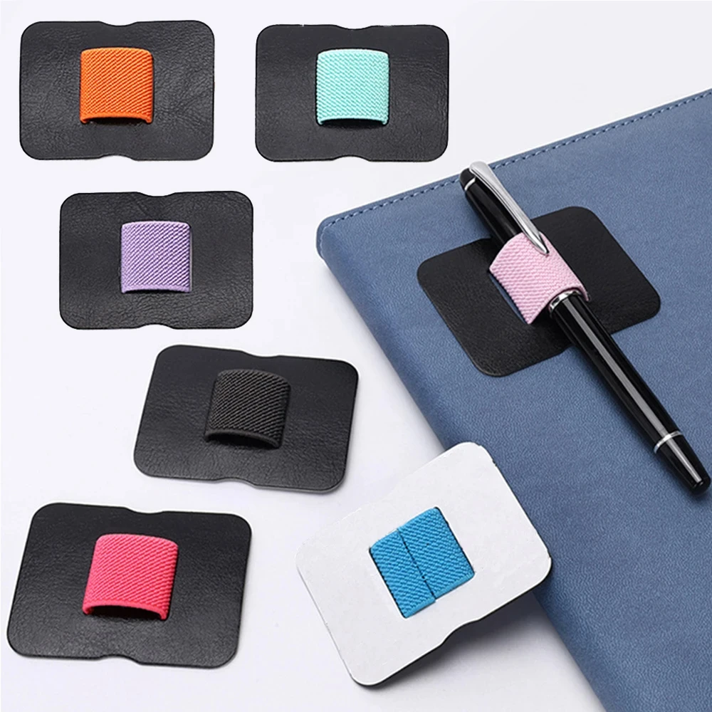 Tablet Pad Pencil Sticker Pen Sleeve Protective Cover Clip Pen Business Adhesive Pen Holder Steel Pen Fixing Strap Notebook