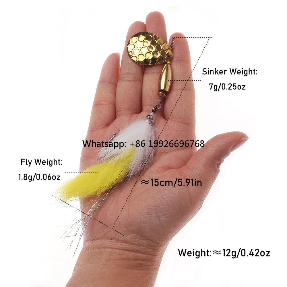 

Spinner Baits with Hare Zonker Streamer Flies 3/0 Stiner Hook Bass Trout Salmon Jigs Fishing Lure Bait manufacturer