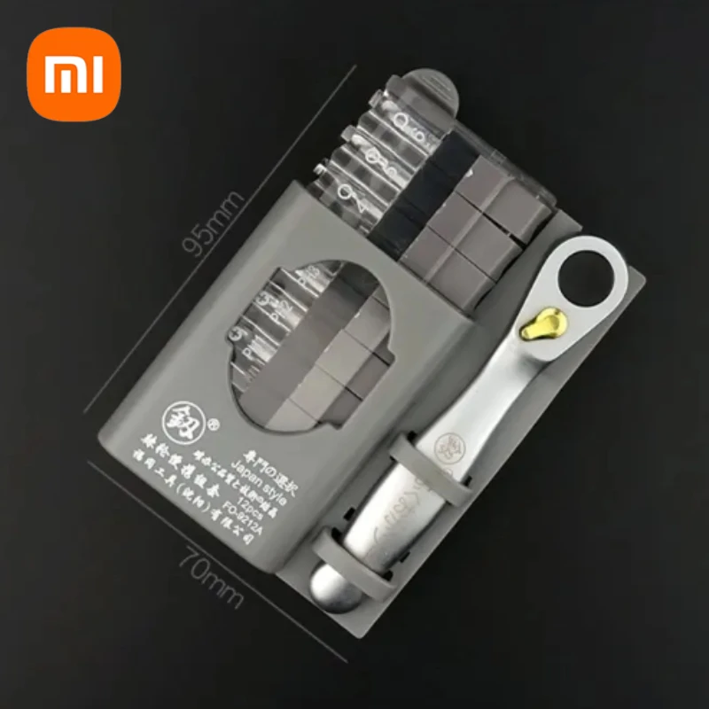 Xiaomi Multifunctional Mini Ratchet Wrench Screwdriver Bits Set Combination Toolbox Hardware Precision Screw Bits Hand Tool Sets