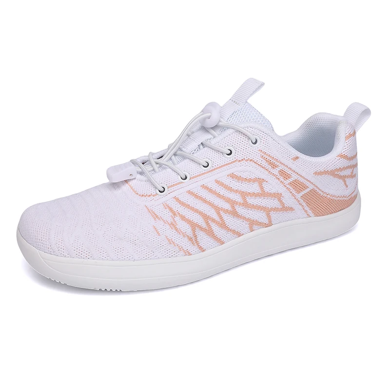 New Wide Toe Women Shoes Breathable Knitted Mesh Walking Shoes Non-slip Comforthable Wide-width Sneakers Versatile Casual Shoes